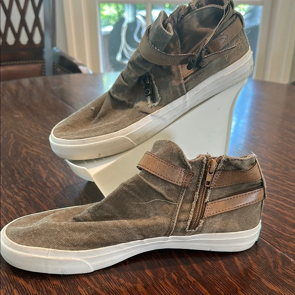 Blowfish Tan High-Top Sneakers